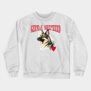 German Shepherd Dog Lover Crewneck Sweatshirt